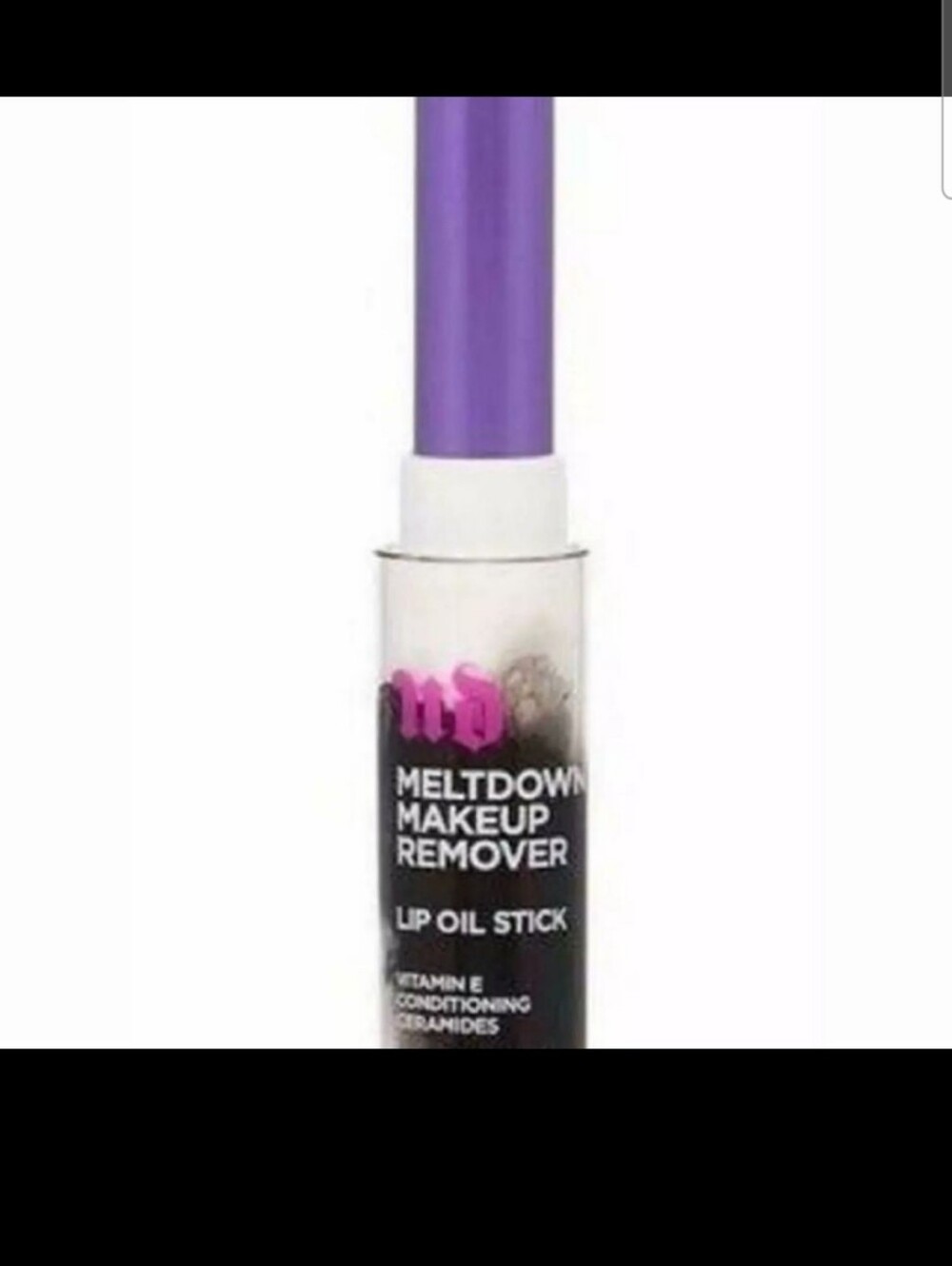 New Urban Decay Meltdown Makeup Remover Lip Oil Stick - Purple
